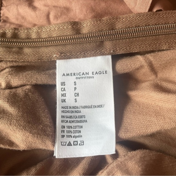 American Eagle corduroy button front jumpsuit romper 15662 - Picture 11 of 15